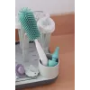 Beaba siliconen fles- en speenborstel Sage Green