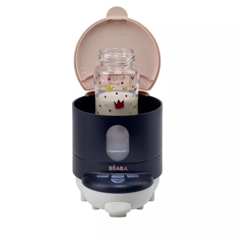 Beaba Bib'expresso 2-in-1 babyflessen- en voedselbereidingssysteem, nachtblauw