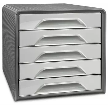 CEP Office Solution Smoove ladebox lichtgrijs met 5 laden 1071116361