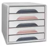 CEP Office Solution Smoove Mineral lade-opbergbox 5 laden, poederroze, polystyreen