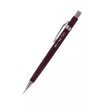 Pentel Sharp 200 vulpotlood 0,3 mm HB bruin zilver