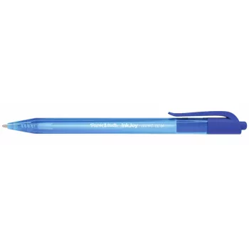 Paper Mate InkJoy 100 RT balpennen, navulbaar, blauwe inkt, medium punt, 20 stuks