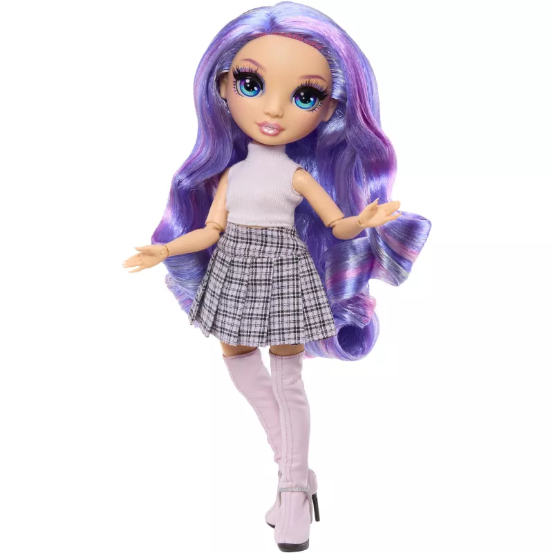 MGA Rainbow High Violet Willow fashionpop met 2 outfits en accessoires