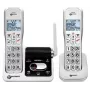 Geemarc AMPLIDECT 595-2 U.L.E duo draadloze telefoon met 2 handsets - basisstation - laadstation