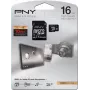 PNY Technologies HP High Performance microSDHC-kaart 16 GB Class 10 U1 met SD-adapter