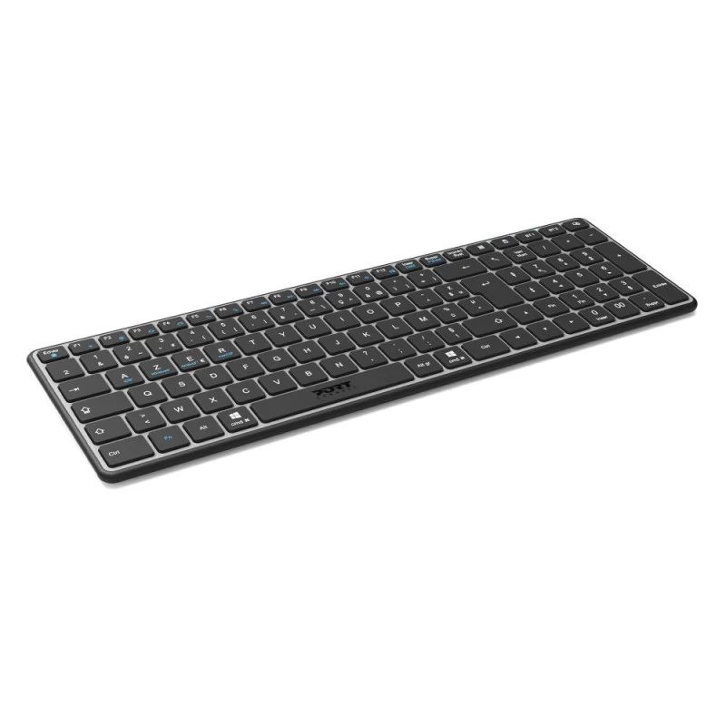 PORT Designs FR - toetsenbord Compact Pro oplaadbaar Bluetooth AZERTY zwart