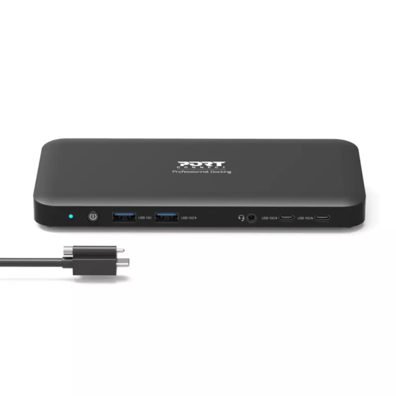 PORT Designs USB-C Office Dock - 3x 4K EU schroefkabel