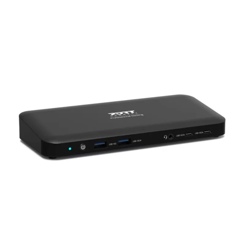 PORT Designs USB-C Office Dock - 3x 4K EU schroefkabel