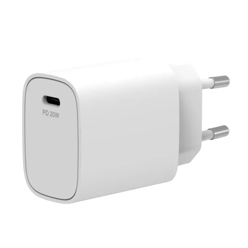 PORT Designs PORT Connect wandlader 20W USB-C PD met opbergtas wit