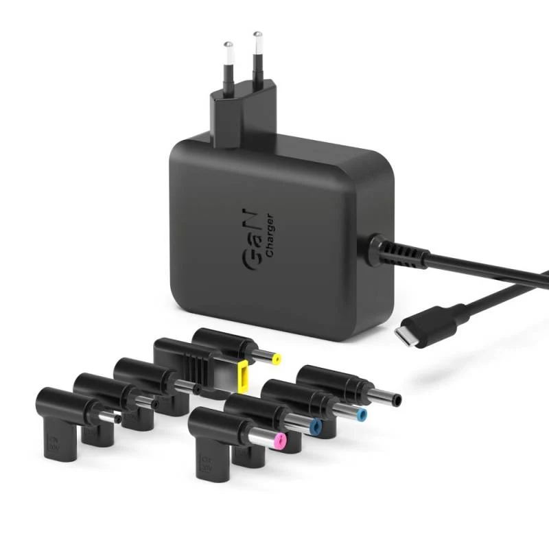 PORT Designs GaN 100W universele wandlader EU-stekker - zwart