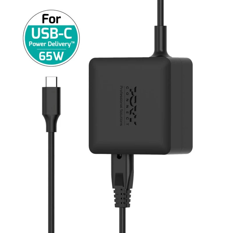 PORT Designs GaN 65W USB-C voeding met EU-netkabel