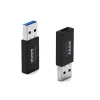 PORT Designs USB-A naar USB-C-converter - USB 2.0-adapter - zwart