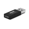 PORT Designs USB-A naar USB-C-converter - USB 2.0-adapter - zwart