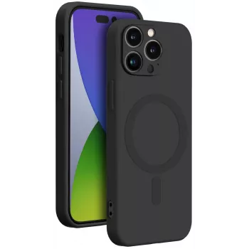 Bigben Interactive softcase met MagSafe telefoonhoes voor Apple iPhone 14 Pro, zwart