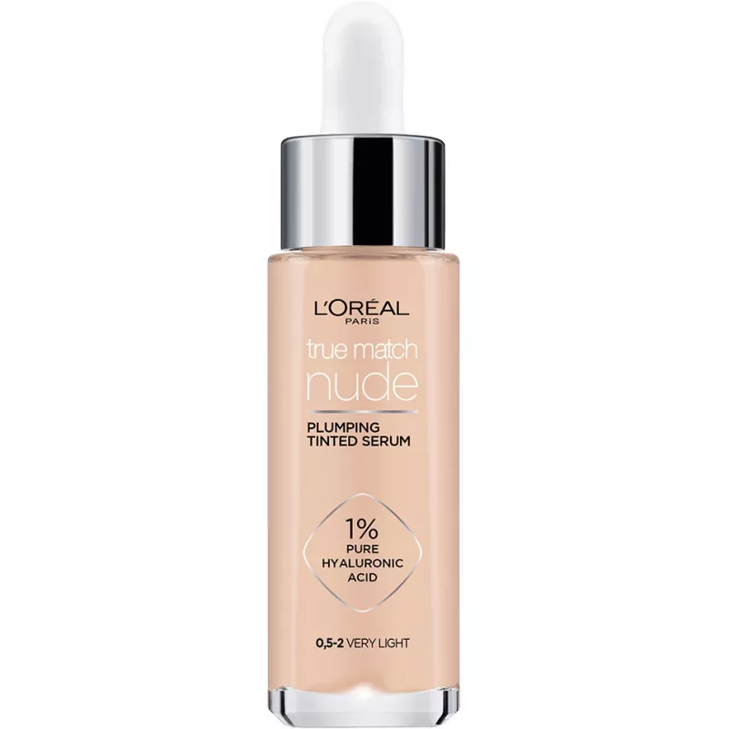L'OREAL True Match Serum Nude Plumping Getinte Serum 0.5-2 Very Light 30ml