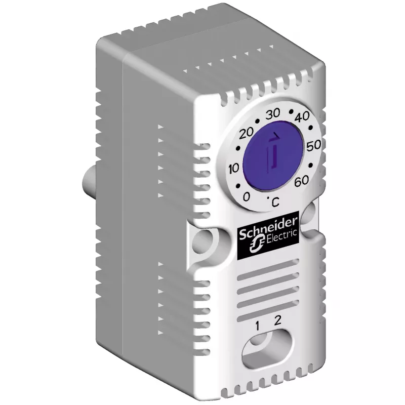 APC NSYCCOTHO thermostaat voor schakelkasten, NC, 0-60°C, DIN-rail, grijs
