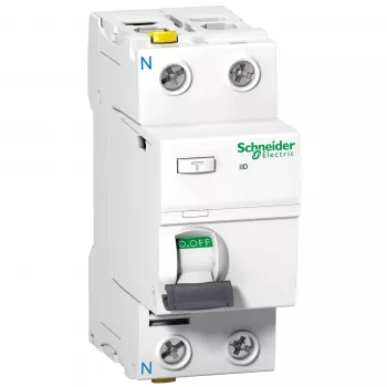Schneider Electric A9Z21240 Acti9 iID aardlekschakelaar (RCCB) 2P 40A 30mA Type A 220-240V AC IP20 wit
