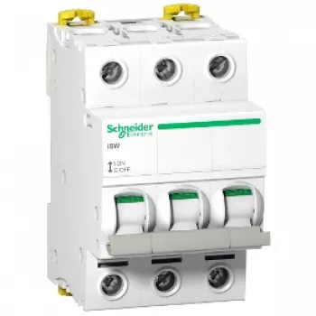 Schneider Electric Acti9 iSW A9S65363 3-polige lastscheider 63A 400V AC wit