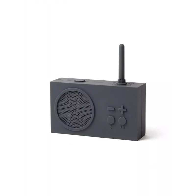Lexon Tykho 3 Radio Bluetooth Donkergrijs LA119G3