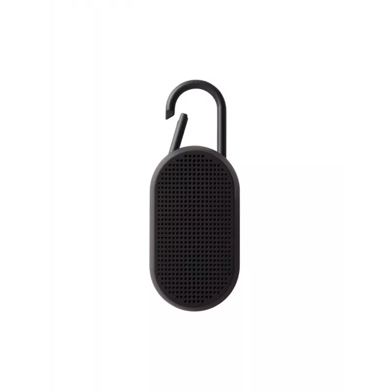 Lexon Mino T Draagbare Bluetooth-luidspreker met Laadstation en Karabijnhaak, Zwart