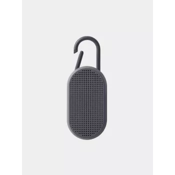 Lexon Mino T waterdichte speaker met standaard en karabijnhaak grijs LA124G