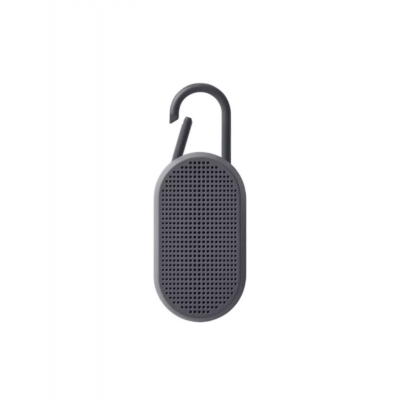 Lexon Mino T waterdichte speaker met standaard en karabijnhaak grijs LA124G