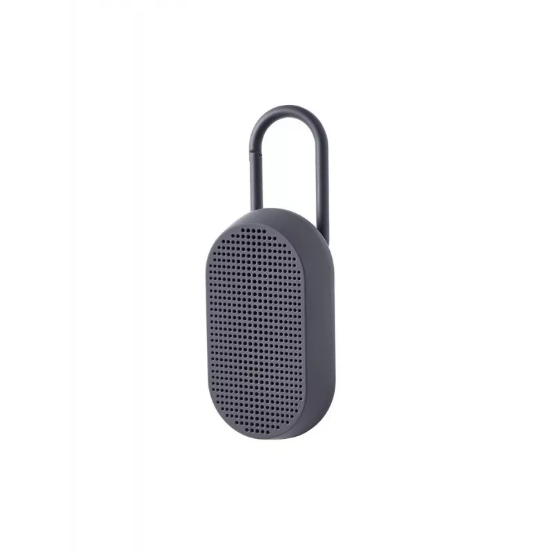 Lexon Mino T waterdichte speaker met standaard en karabijnhaak grijs LA124G