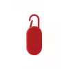 Lexon Mino T draagbare Bluetooth-speaker met standaard en karabijnhaak, rood