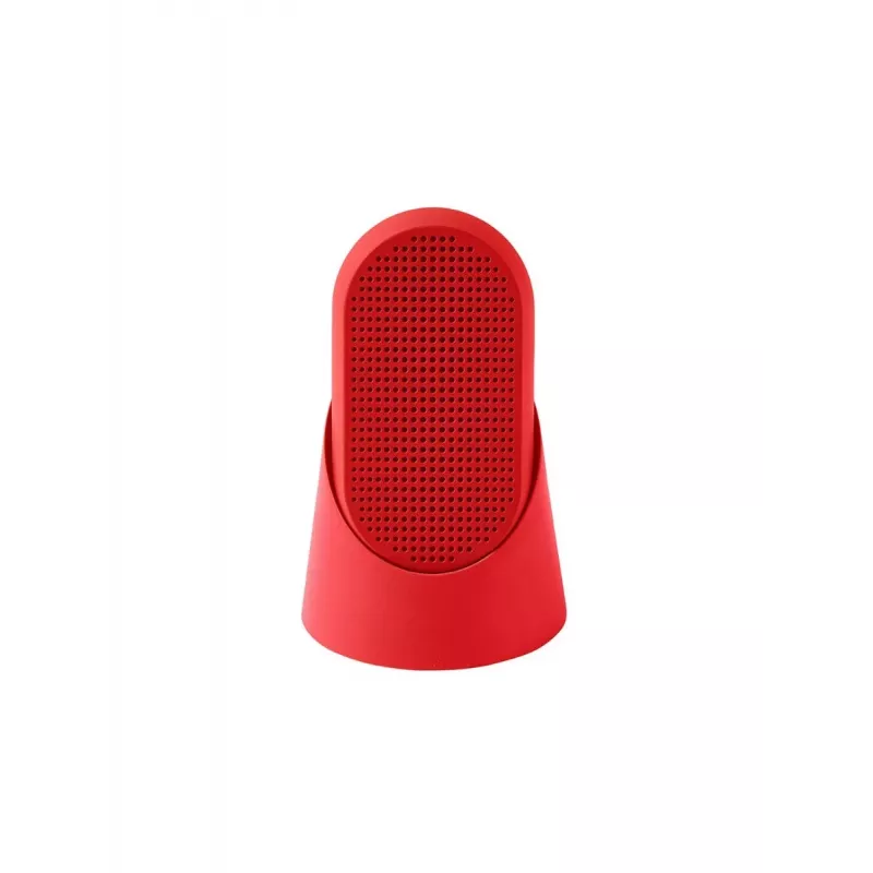 Lexon Mino T draagbare Bluetooth-speaker met standaard en karabijnhaak, rood