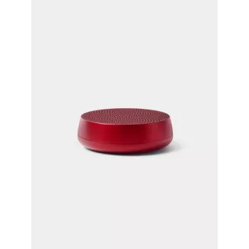 Lexon Mino+ L draagbare Bluetooth-speaker, aluminium, rood