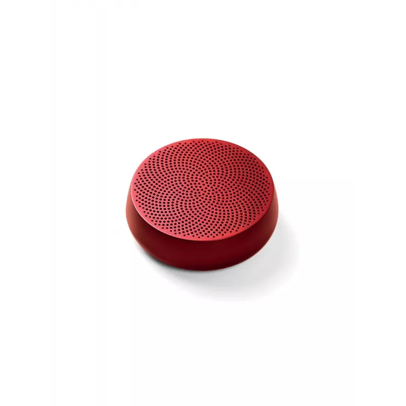Lexon Mino+ L draagbare Bluetooth-speaker, aluminium, rood