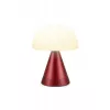 Lexon Mina Audio L LED-lamp met Bluetooth-speaker donkerrood LH76DR