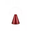 Lexon Mina Audio L LED-lamp met Bluetooth-speaker donkerrood LH76DR