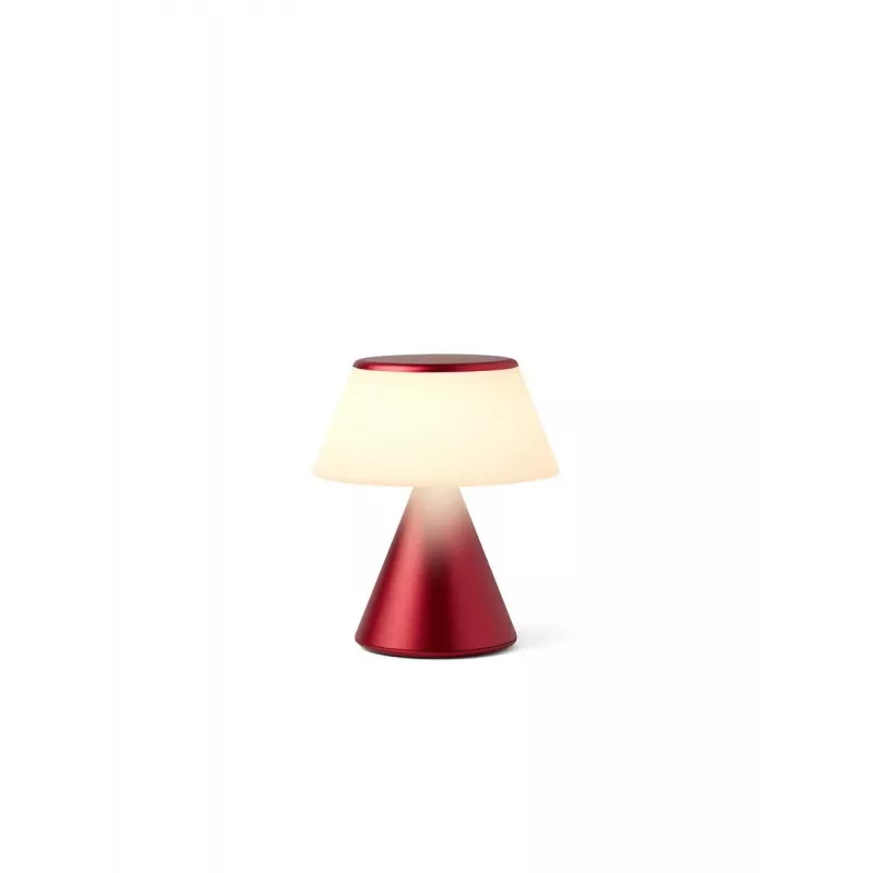 Lexon Luma M LED-lamp donkerrood LH87DR