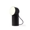 Lexon Orbe draagbare LED-lamp zwart LH88N