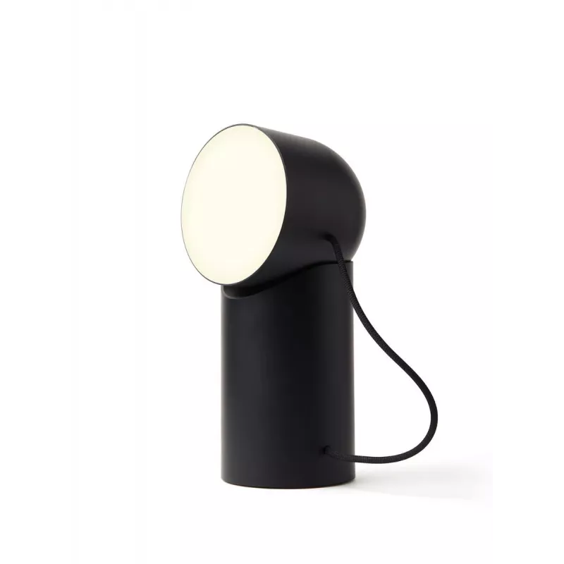 Lexon Orbe draagbare LED-lamp zwart LH88N
