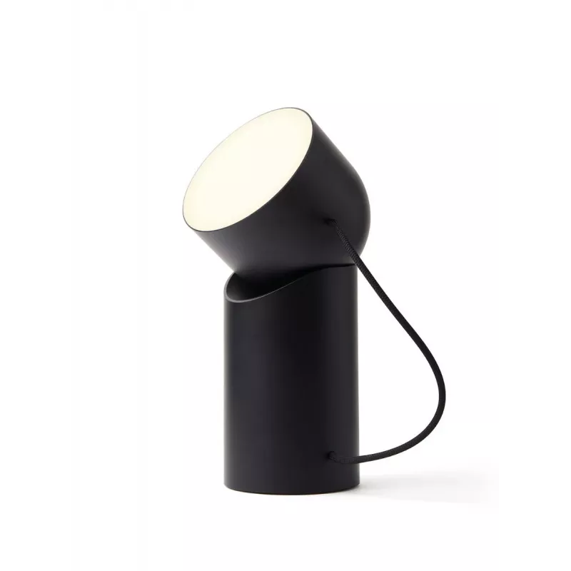 Lexon Orbe draagbare LED-lamp zwart LH88N