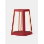 Lexon Lantern LED-lamp met draadloze oplader donkerrood LH94DR