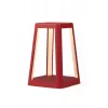 Lexon Lantern LED-lamp met draadloze oplader donkerrood LH94DR