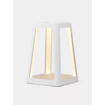Lexon Lantern LED-lamp met draadloze oplader wit LH94W