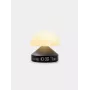 Lexon Mina Sunrise wekker met lamp, gun metal / dark grey, LR153MX