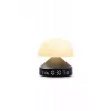 Lexon Mina Sunrise wekker met lamp, gun metal / dark grey, LR153MX