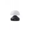 Lexon Mina Sunrise wekker met lamp, gun metal / dark grey, LR153MX