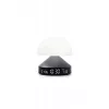 Lexon Mina Sunrise wekker met lamp, gun metal / dark grey, LR153MX