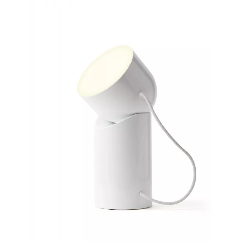 Lexon Orbe LED-lamp glanzend wit LH88WG