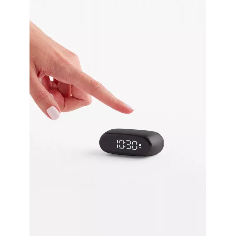 Lexon Minut mini-wekker zwart