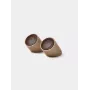 Lexon Ray luidsprekerset magnetische Bluetooth-luidsprekers Vivid Gold LA132VG3