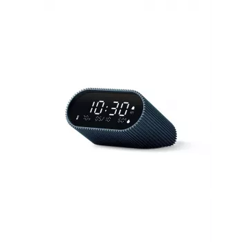 Lexon Ray Clock digitale wekker met temperatuur- en vochtigheidssensor, oceaanblauw LR155OB3