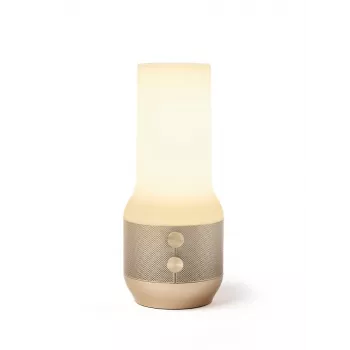 LEXON Terrace+ 3-in-1 LED-lamp, Bluetooth-luidspreker, powerbank 2000 mAh, goud LA134D