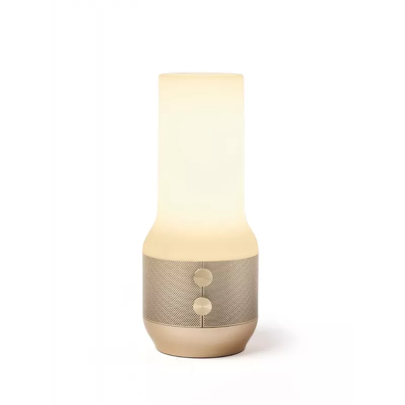 LEXON Terrace+ 3-in-1 LED-lamp, Bluetooth-luidspreker, powerbank 2000 mAh, goud LA134D